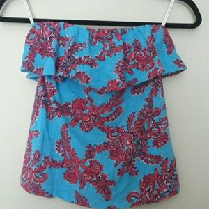 Lilly Pulitzer Strapless Top